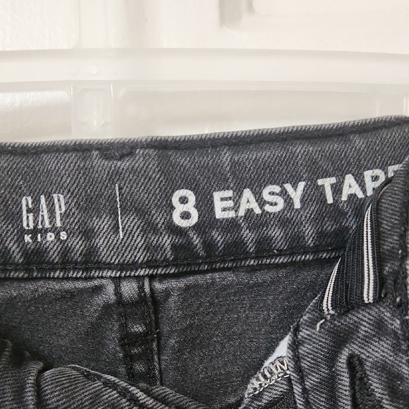 GAP Kids Black Distressed Jeans - Picture 2 of 3